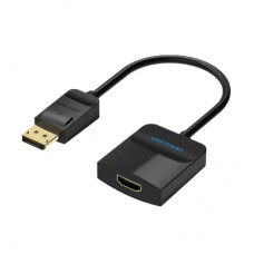 Переходник DisplayPort M to HDMI F 0.15m black Vention (HBGBB)