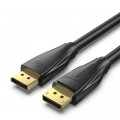 Кабель мультимедийный DisplayPort M to DisplayPort M 1.0m V1.4 8K black Vention (HCDBF)