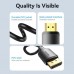 Кабель мультимедийный DisplayPort M to HDMI M 1.8m 4K black Vention (HFOBAC)