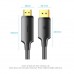 Кабель мультимедийный DisplayPort M to HDMI M 1.8m 4K black Vention (HFOBAC)