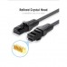Патч-корд 0.75m UTP cat 6 RJ-45 black Vention (IBABE)