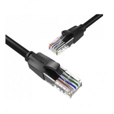 Патч-корд 0.5m UTP cat 6 RJ-45 black Vention (IBEBD)