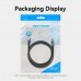 Патч-корд 2м, UTP cat 6 RJ-45 black Vention (IBEBH)