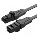 Патч-корд 0.5m UTP cat 6 RJ-45 black Vention (IBJBD)