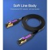 Патч-корд 0.5m FTP cat 7 RJ-45 black Vention (ICABD)