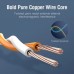 Патч-корд 1m S/FTP cat 7 RJ-45 black Vention (ICDBF)