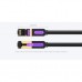 Патч-корд 1m S/FTP cat 7 RJ-45 black Vention (ICDBF)