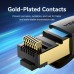 Патч-корд 8m S/FTP cat 8 RJ-45 black Vention (IKABK)