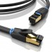 Патч-корд 10m S/FTP cat 8 RJ-45 black Vention (IKABL)