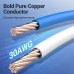 Патч-корд 0.5m S/FTP cat 8 RJ-45 COPPER black Vention (IKGBD)