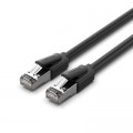 Патч-корд 8m S/FTP cat 8 RJ-45 black Vention (IKKBK)