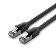 Патч-корд 8m S/FTP cat 8 RJ-45 black Vention (IKKBK)