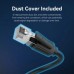 Патч-корд 8m S/FTP cat 8 RJ-45 black Vention (IKKBK)