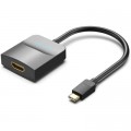 Переходник USB-C to HDMI 0.15m black Vention (TDCBB)