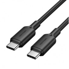 Дата кабель USB-C to USB-C 1.0m 3A black Vention (TRCBF)
