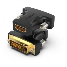 Переходник HDMI F to DVI M 24+1pin black Vention (AILB0)
