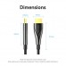 Кабель мультимедійний HDMI M to HDMI M 40.0m 4K60Hz fiber optic zinc alloy black Vention (ALSBV)