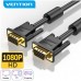 Кабель мультимедійний VGA M to VGA M 10.0m black Vention (DAEBL)