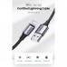 Дата кабель USB 2.0 AM to Lightning 1.0m 2.4A US199 black Ugreen (60156)