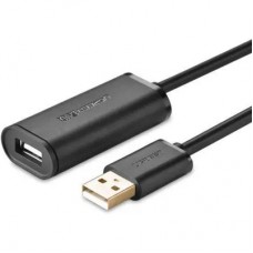 Дата кабель USB 2.0 AM to AF 15.0m Active black Ugreen (10323)