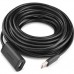 Дата кабель USB 2.0 AM to AF 10.0m Active black Ugreen (10321)