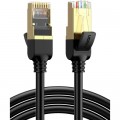 Патч-корд 3м, F/FTP cat 7 RJ-45 black Ugreen (U_11270)