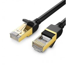 Патч-корд 10м, F/FTP cat 7 RJ-45 black Ugreen (U_11273)