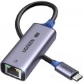 Перехідник USB-C to RJ45 Ethernet 2500Mbps Ugreen (25052)
