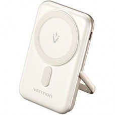Батарея універсальна VENTION Magnetic Wireless 10000mAh 20W PD USB-C In/Out, QI-15W White (FHNW0)