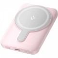 Батарея універсальна VENTION Magnetic Wireless 5000mAh 20W PD, USB-C, QI-15W Pink (FHSP0)