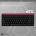 Клавиатура Ajazz NK68 Red Switch USB UA Black (NK68-R-S-B)