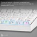 Клавіатура Ajazz NK68 Red Switch USB UA White (NK68-R-S-W)