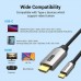 Кабель мультимедійний USB-C to HDMI M 2.0m V2.0 4K 60Hz black VENTION (CRBBH)