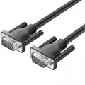 Кабель мультимедійний VGA M to VGA M 3.0m black VENTION (A15BI)