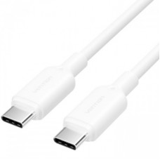 Дата кабель USB-C to USB-C 1.0m 60W white Vention (TRCWF)