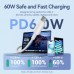 Дата кабель USB-C to USB-C 1.0m 60W white Vention (TRCWF)