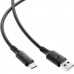 Дата кабель USB 2.0 AM to USB-C 1.2m 3A 60W silicone black Acefast (6974316284178)