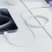 Дата кабель USB-C to USB-C 1.2m 3A white Acefast (6974316284253)