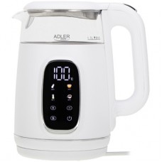 Електрочайник Adler AD 1305 white silver