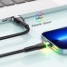 Дата кабель USB 2.0 AM to Lightning 1.0m 2.4A black Essager (EXCL-XCD01)