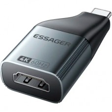Перехідник HDMI F to USB-C M 4K60Hz Essager (EZJHD60-MJ0G-P)