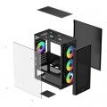 Корпус для ПК OCYPUS GAMMA C50 BK ARGB (GAMMA-C50-BKG400XX-GL)