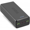Батарея универсальная SBS 30000mAh 20W PD,QC, 2xUSB-A, 2xUSB-C Black (TTBB30000PD20K)