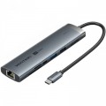 Концентратор VENTION USB-C 9-in-1 HDMI 60Hz + 2xUSB 3.0 + RJ45 + SD/TF + 3.5mm + PD 100W (TGVHB)