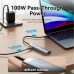 Концентратор VENTION USB-C 6-in-1 HDMI + 2xUSB 3.0 + RJ45 + PD 100W (TGNHB)