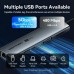 Концентратор VENTION USB-C 8-in-1 HDMI + USB 3.0 + USB 2.0 + RJ45 + SD/TF + PD 100W (TGUHB)