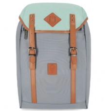 Рюкзак для ноутбука Bagland Successful 17L 299 Grey/Tiffany blue 0050466 (63751154)