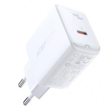 Зарядний пристрій Acefast 1xUSB-C PD20W A1 white (6974316280040)