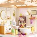 Конструктор Mini House румбокс серии Интерьер – Ванная комната (свет) (8009)