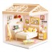 Конструктор Mini House румбокс серии Интерьер – Спальня (свет) (8004)